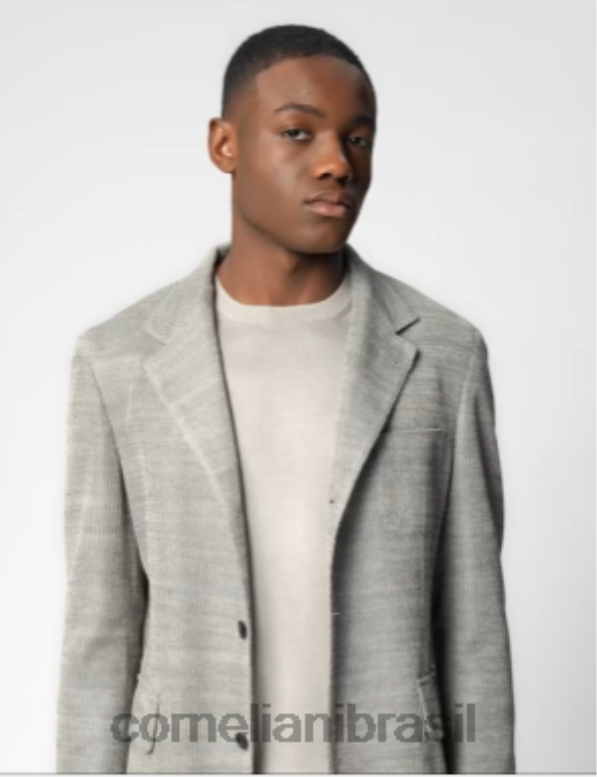 2200J315 homens Corneliani calças de algodão elástico verde roupas